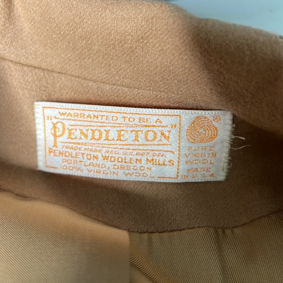 Vintage Pendleton Wool Camel Blazer - Picture 5 of 6